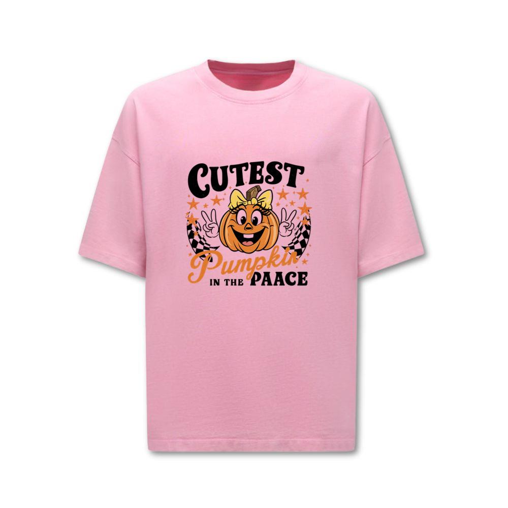 Cutest Pumpkin in the Patch Funny Halloween Graphic T-Shirt