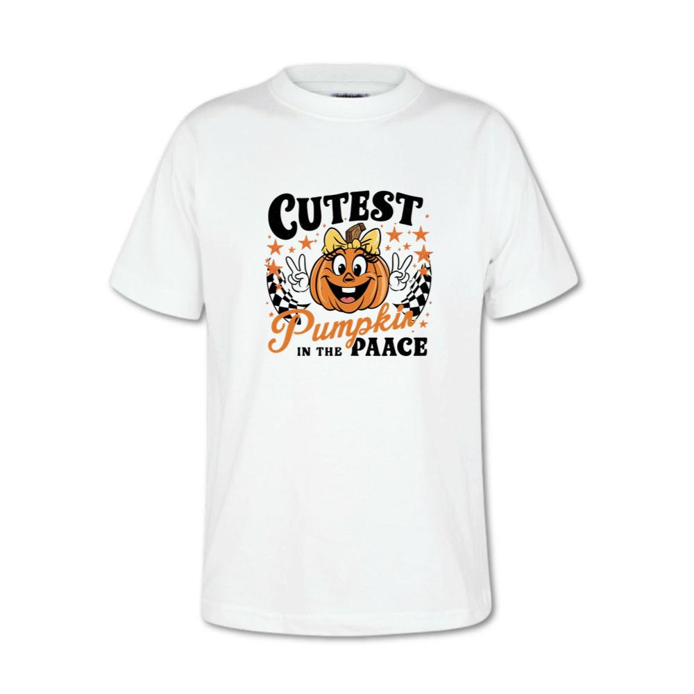 Cutest Pumpkin in the Patch Funny Halloween Graphic T-Shirt