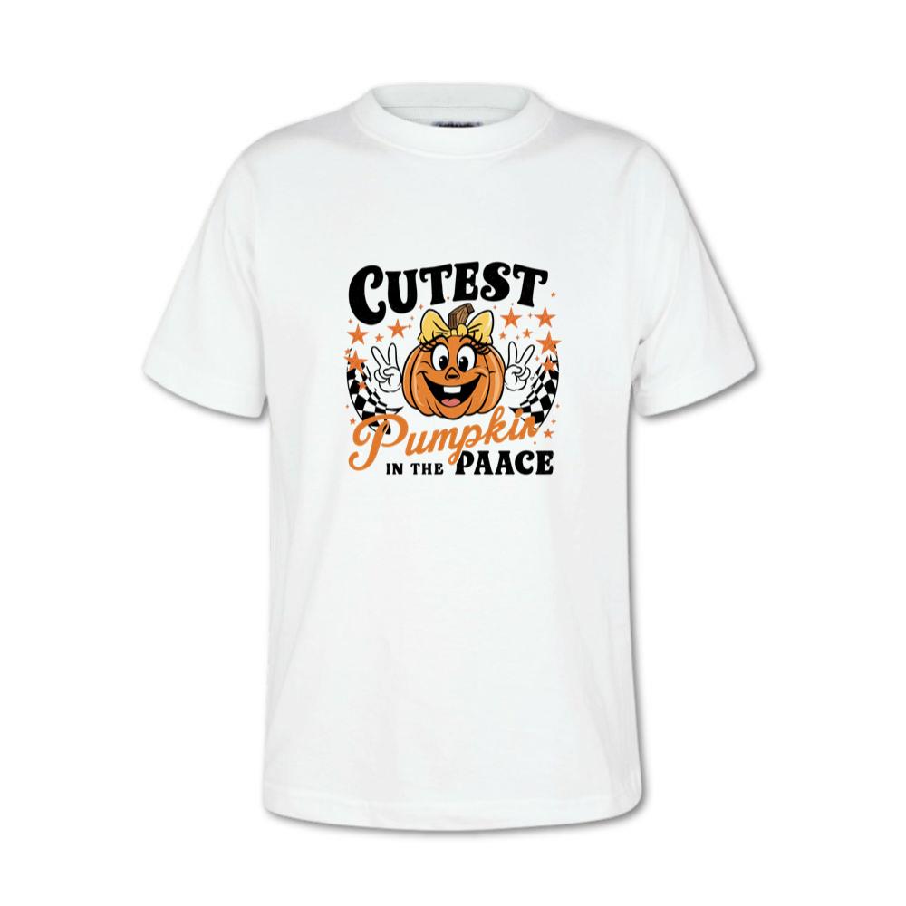 Cutest Pumpkin in the Patch Funny Halloween Graphic T-Shirt