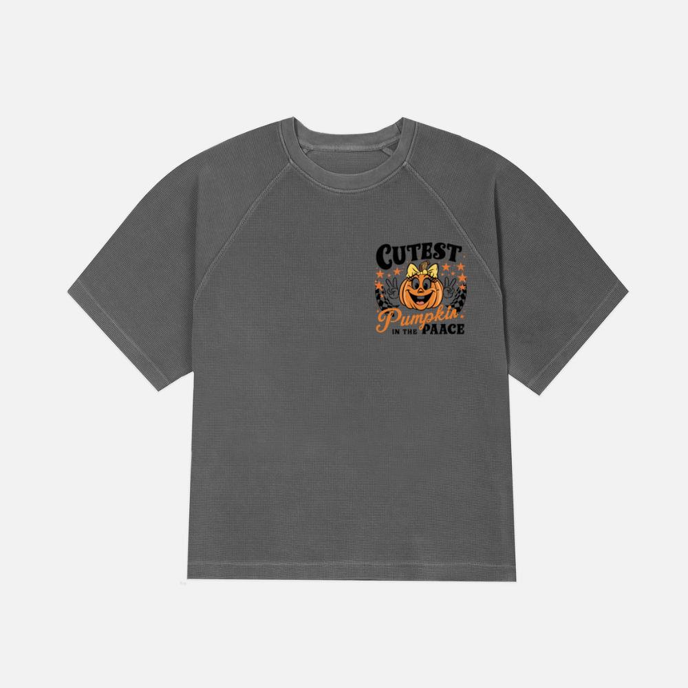 Cutest Pumpkin in the Patch Funny Halloween Graphic T-Shirt