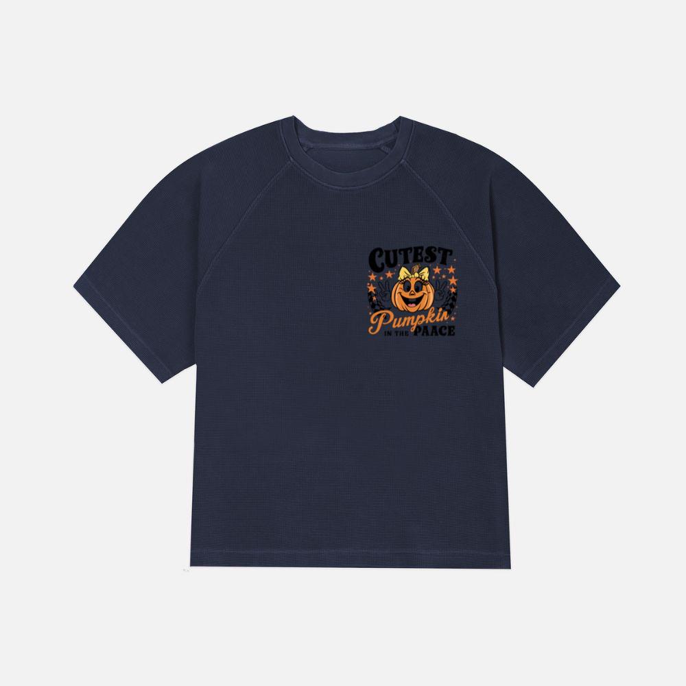 Cutest Pumpkin in the Patch Funny Halloween Graphic T-Shirt