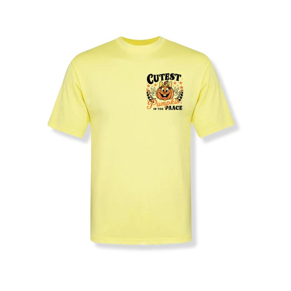 Cutest Pumpkin in the Patch Funny Halloween Graphic T-Shirt