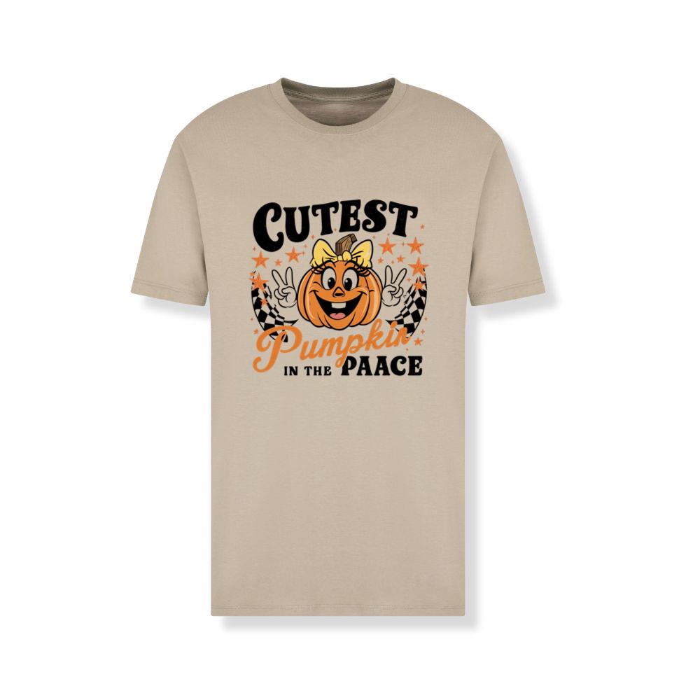 Cutest Pumpkin in the Patch Funny Halloween Graphic T-Shirt