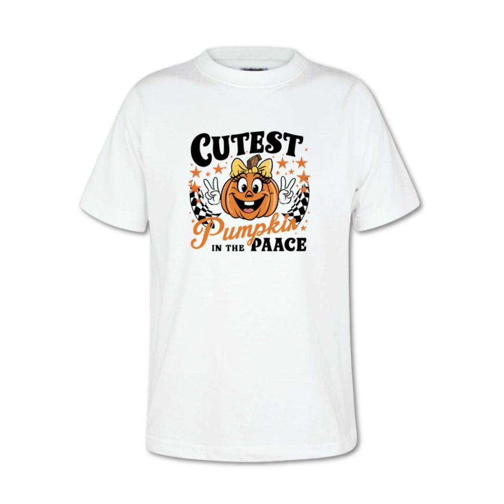 Cutest Pumpkin in the Patch Funny Halloween Graphic T-Shirts