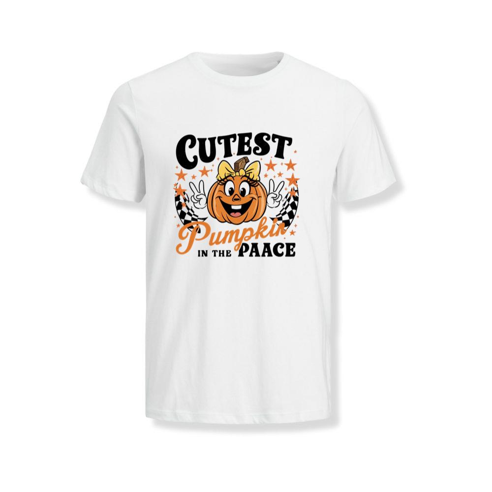 Cutest Pumpkin in the Patch Funny Halloween Graphic T-Shirts