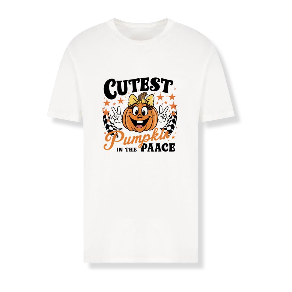 Cutest Pumpkin in the Patch Funny Halloween Graphic T-Shirts