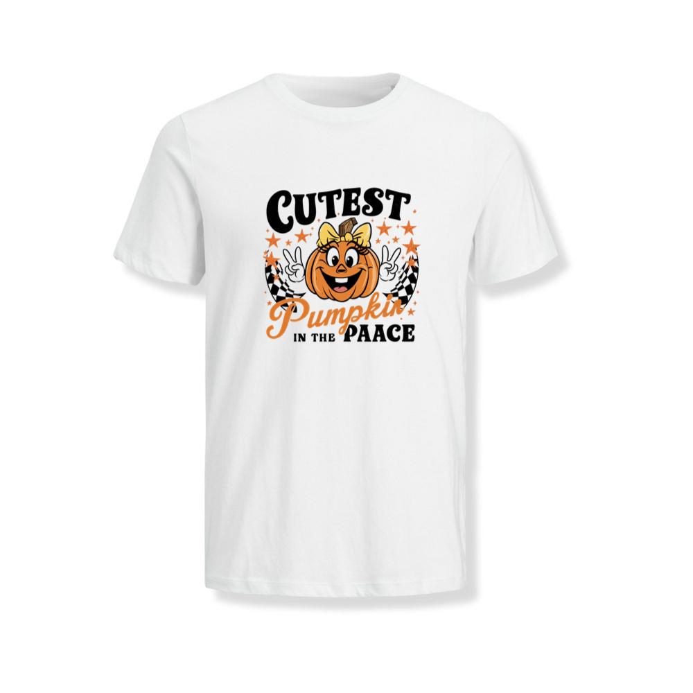 Cutest Pumpkin in the Patch Funny Halloween Graphic T-Shirts