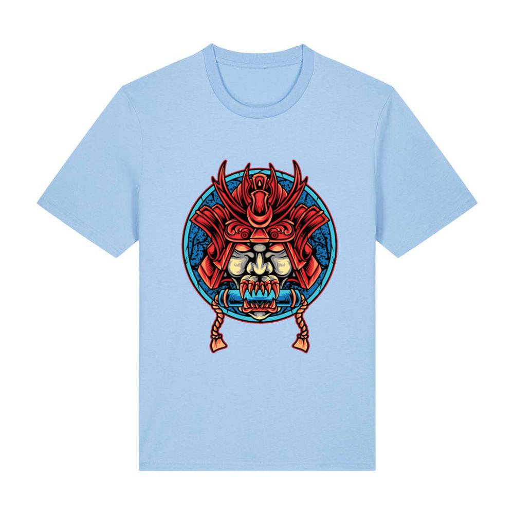 Cyber Aesthetic Samurai Demons Mask Japanese Family Long Sleeve T-Shirt