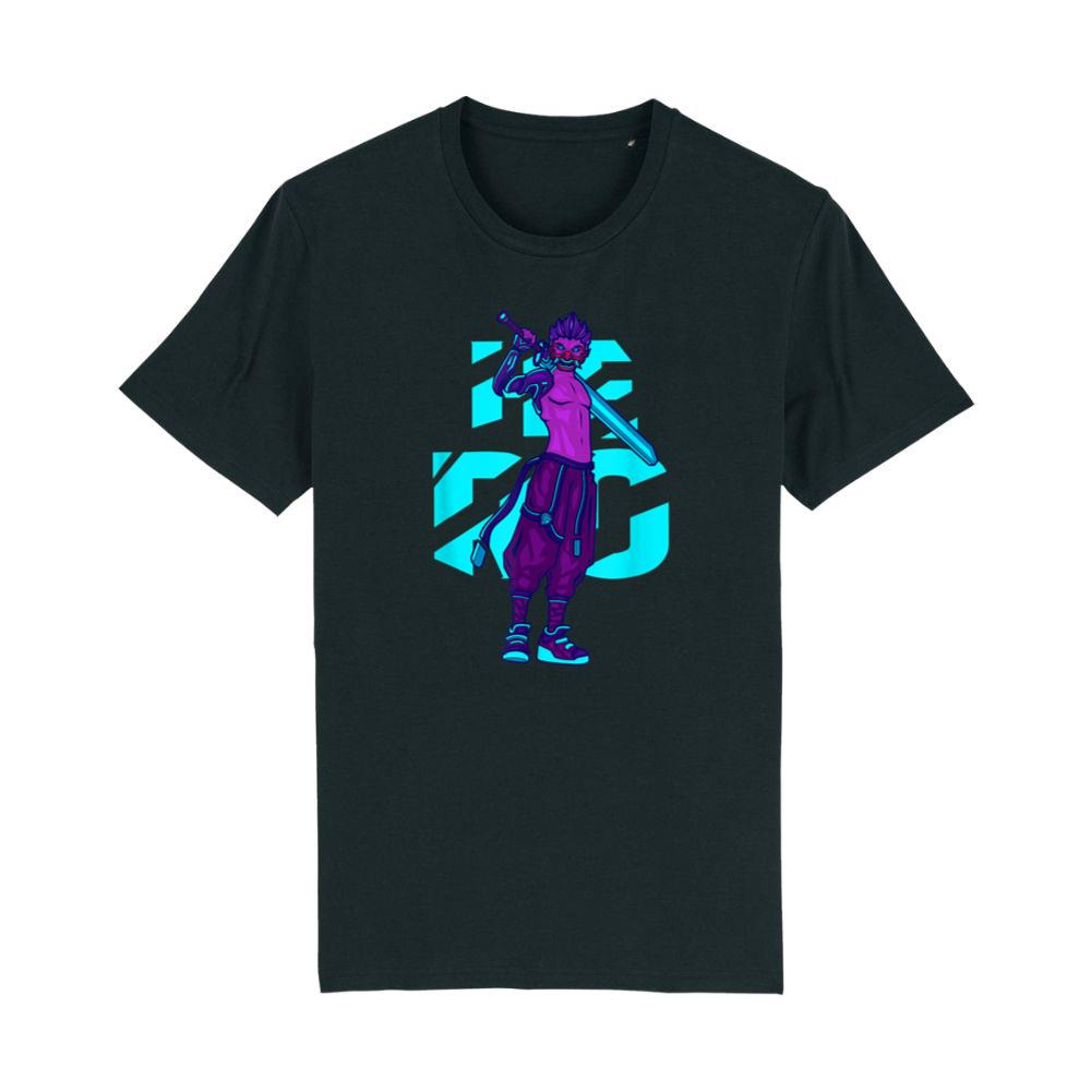Cyber Samurai Japan Anime Mask Kitsune Oni Katana T-Shirt