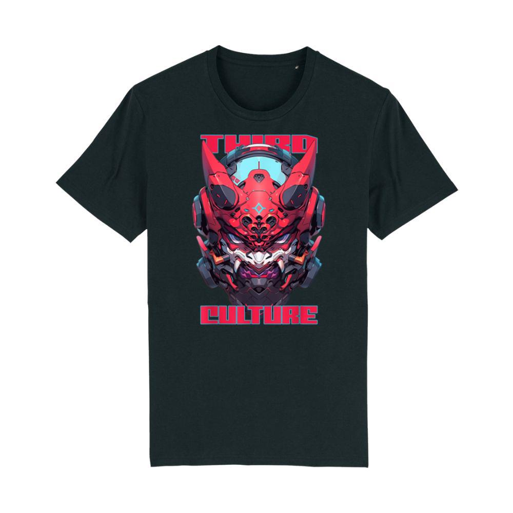 CYBERNETIC CYBERPUNK SAMURAI MASK TRON T-Shirt
