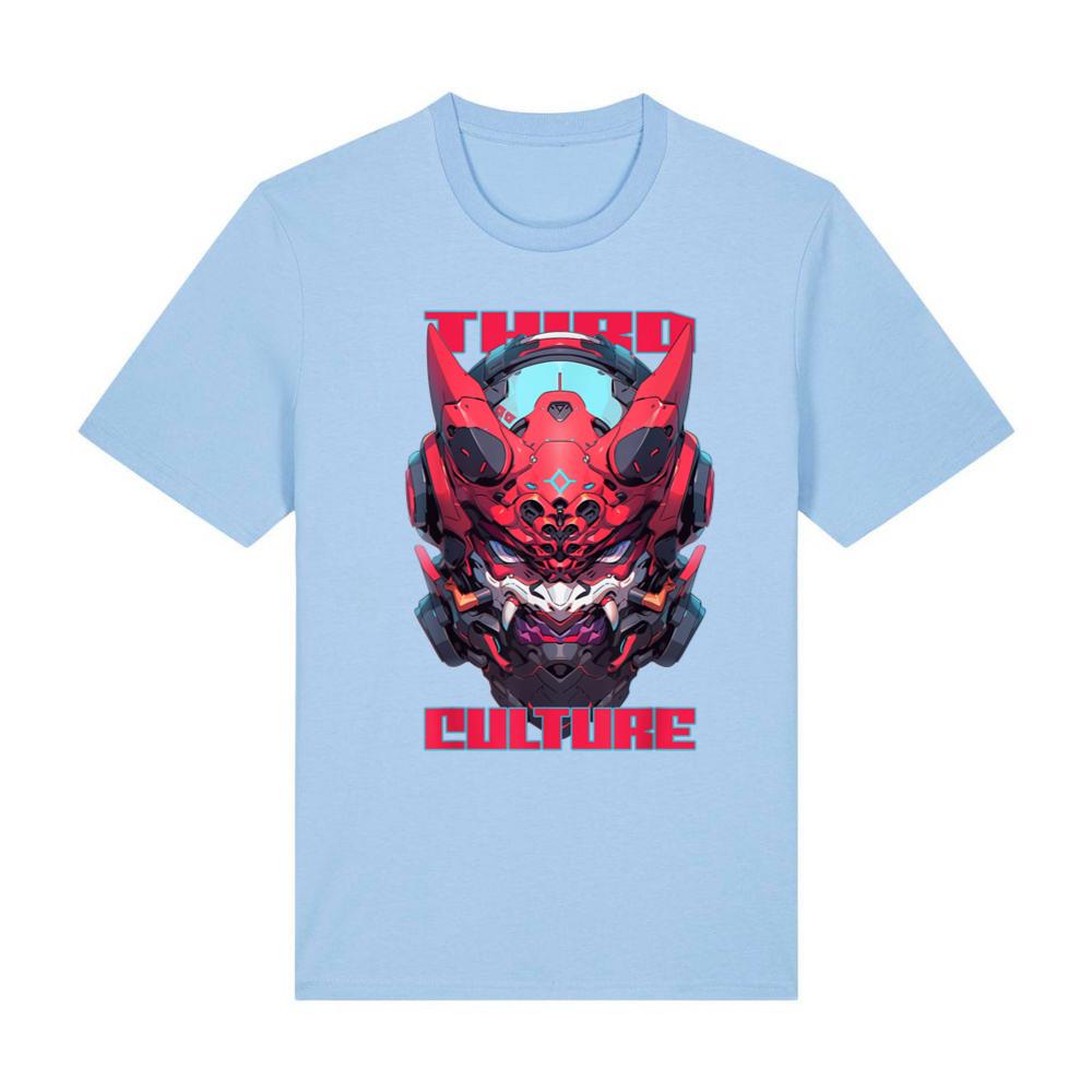 CYBERNETIC CYBERPUNK SAMURAI MASK TRON T-Shirt