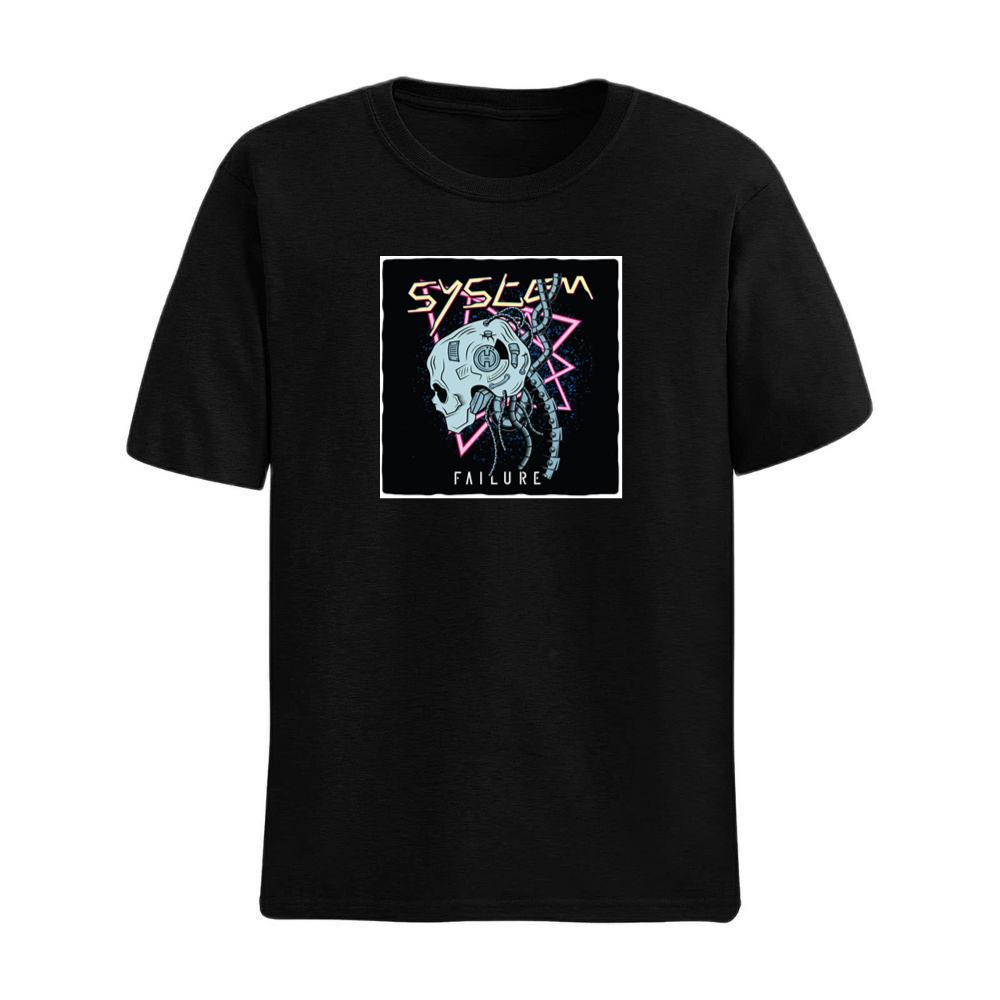 Cybernetic Skull with Wires TShirts Ecolorit