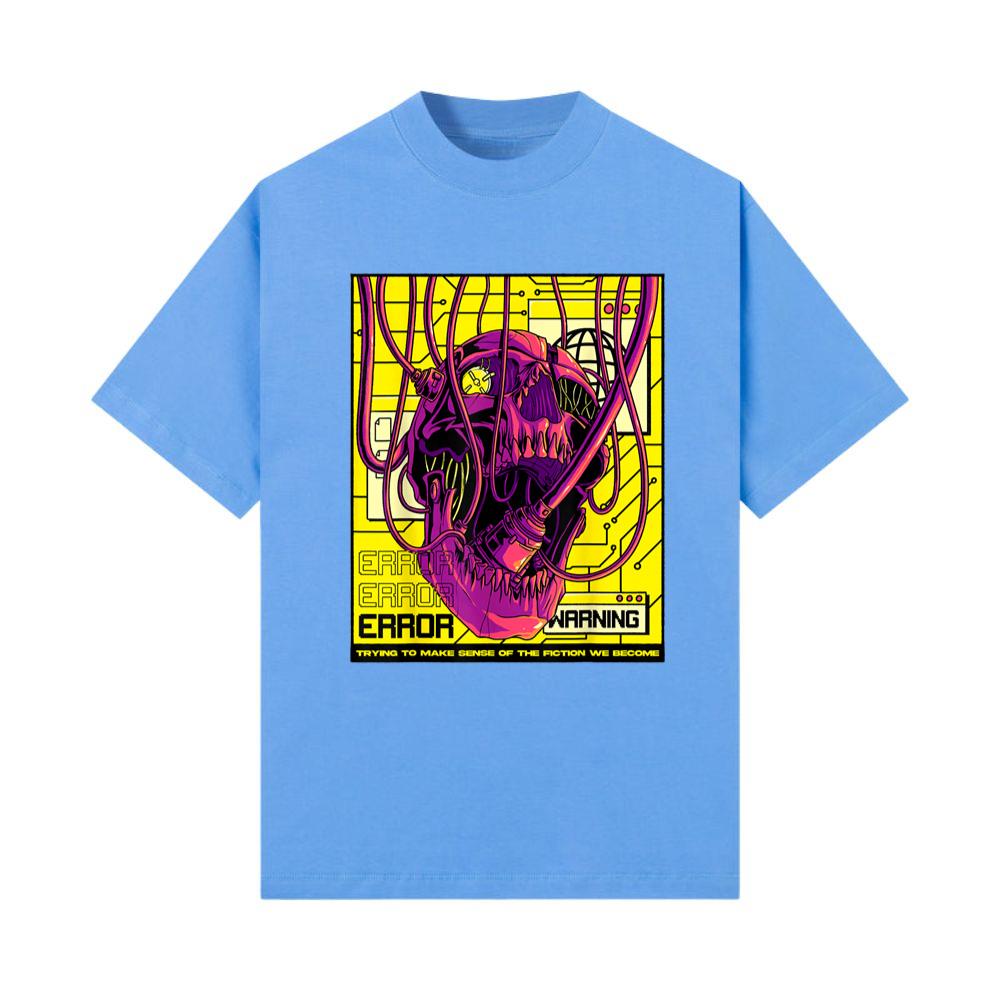 Cyberpunk Aesthetic Cyborg Robot Skull Scifi Skull Lover TShirt Thelollife