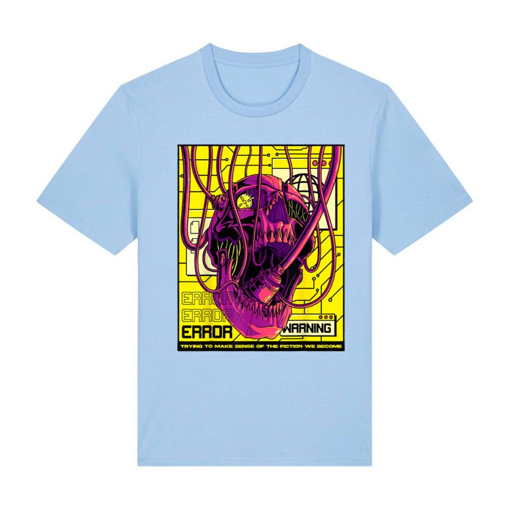 Cyberpunk Aesthetic Cyborg Robot Skull Sci-fi Skull Lover T-Shirt