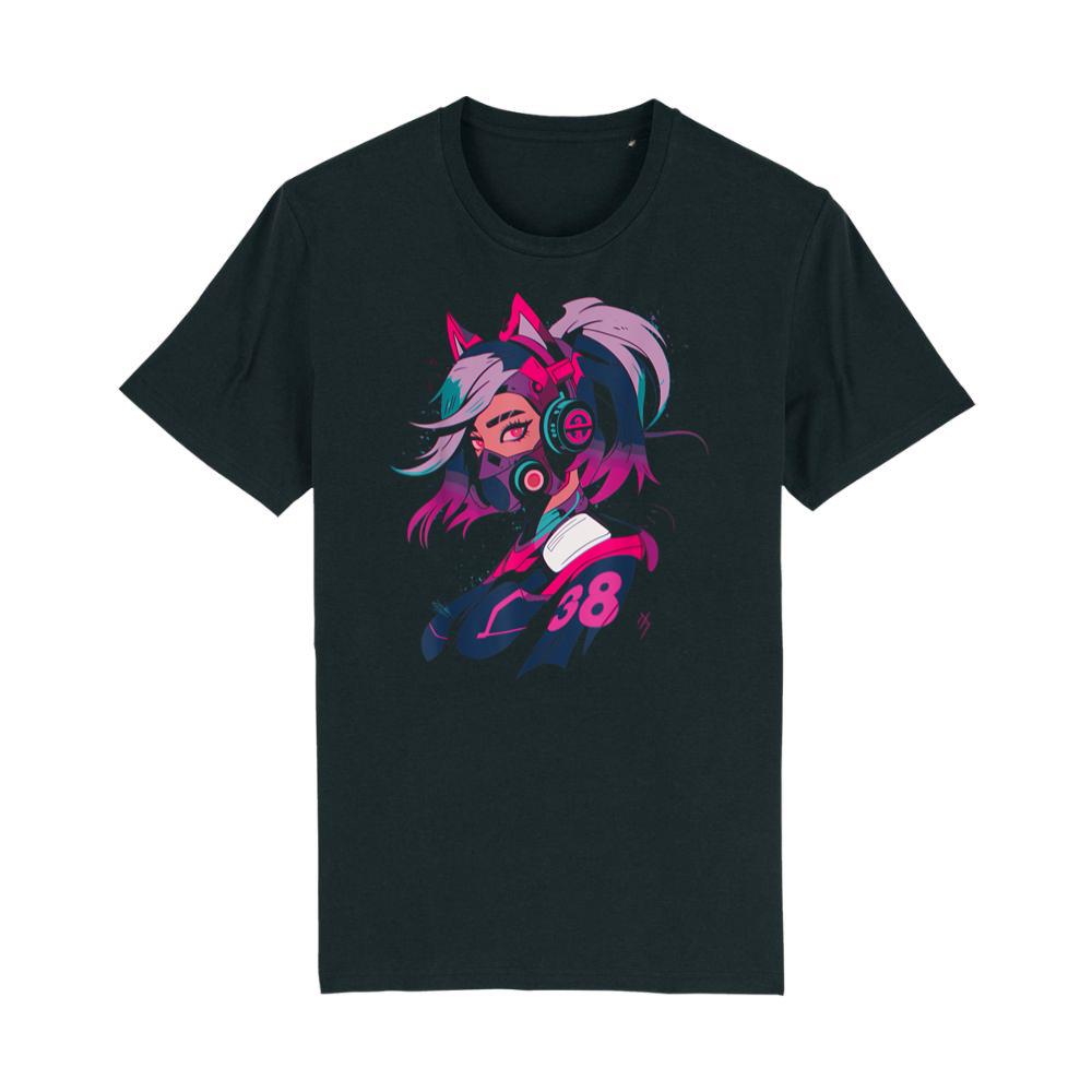 Cyberpunk Anime Futuristic Neon Look T-Shirt