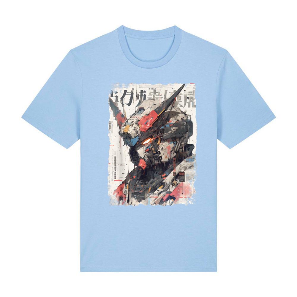 Cyberpunk Japanese cyborg futuristic robot T-Shirt, Small (1)