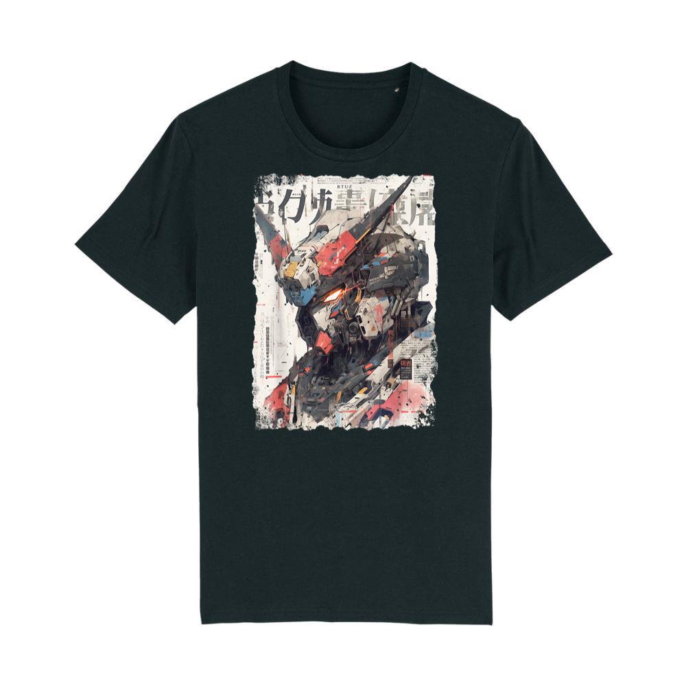 Cyberpunk Japanese cyborg futuristic robot T-Shirt, Small
