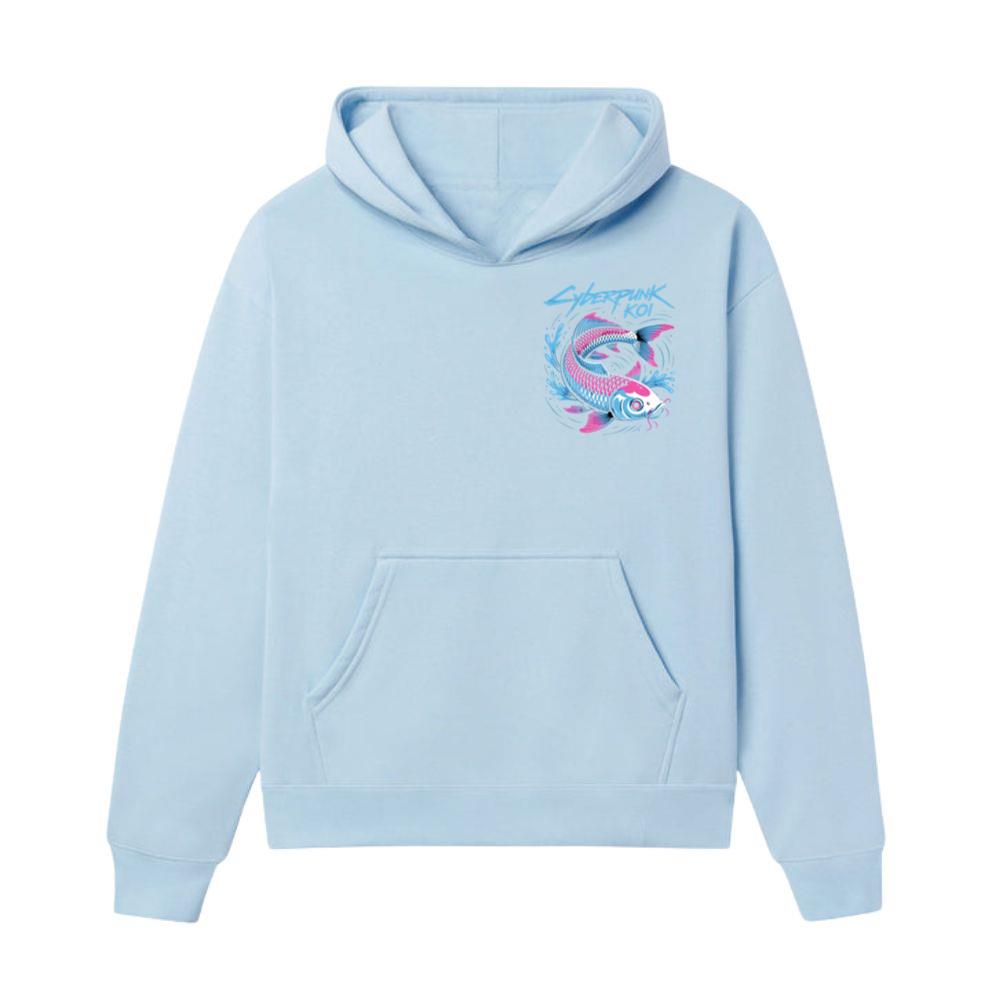 Cyberpunk Koi Fish Futuristic Design Hoodie