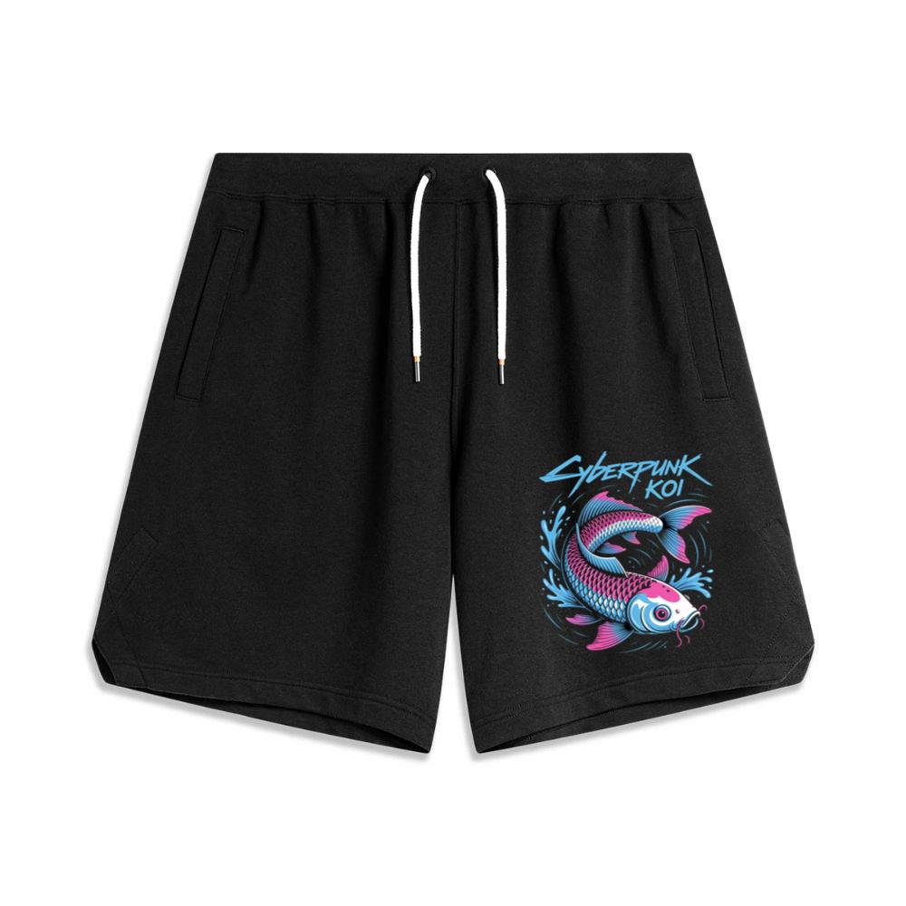 Cyberpunk Koi Fish Futuristic Design Short
