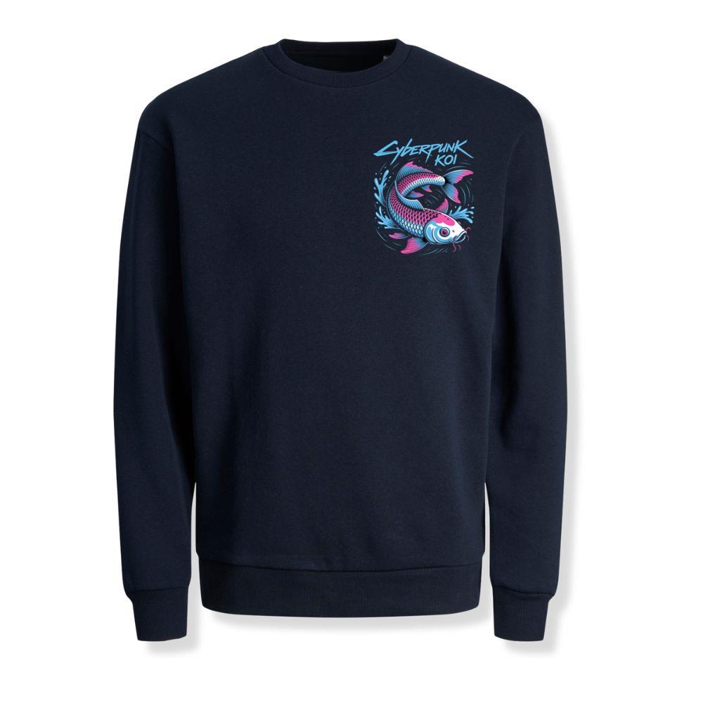 Cyberpunk Koi Fish Futuristic Design Sweatshirts