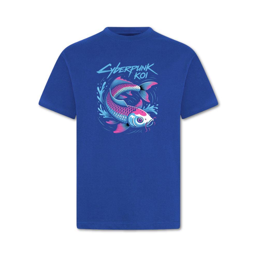 Cyberpunk Koi Fish Futuristic Design T-Shirt