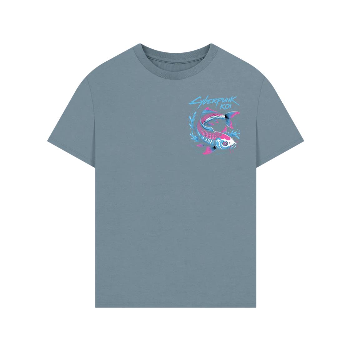 Cyberpunk Koi Fish Futuristic Design TShirts Enterthefit