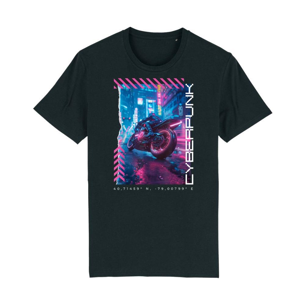 Cyberpunk Motorbike _ Futuristic Tokyo T-Shirt