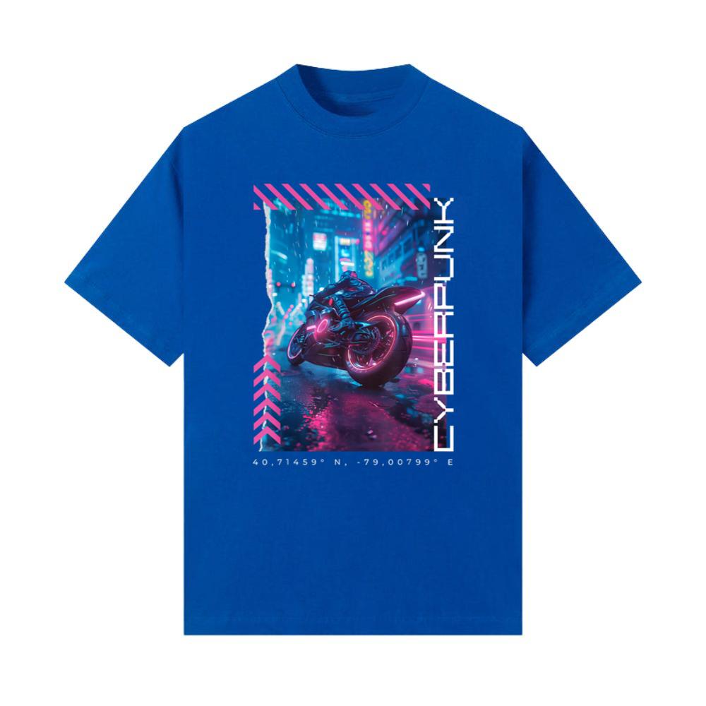 Cyberpunk Motorbike Futuristic Tokyo TShirt Thelollife