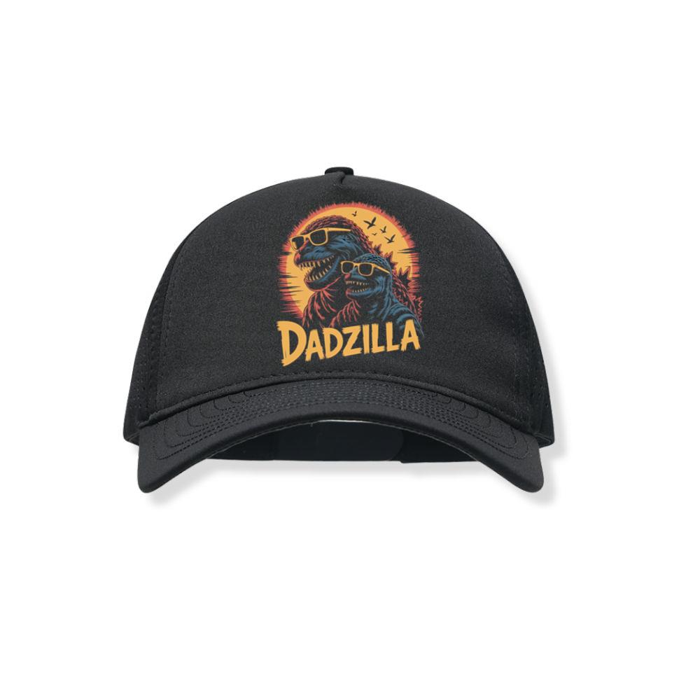 Dadzilla Father of the Monsters Cartoon Design Black Hat