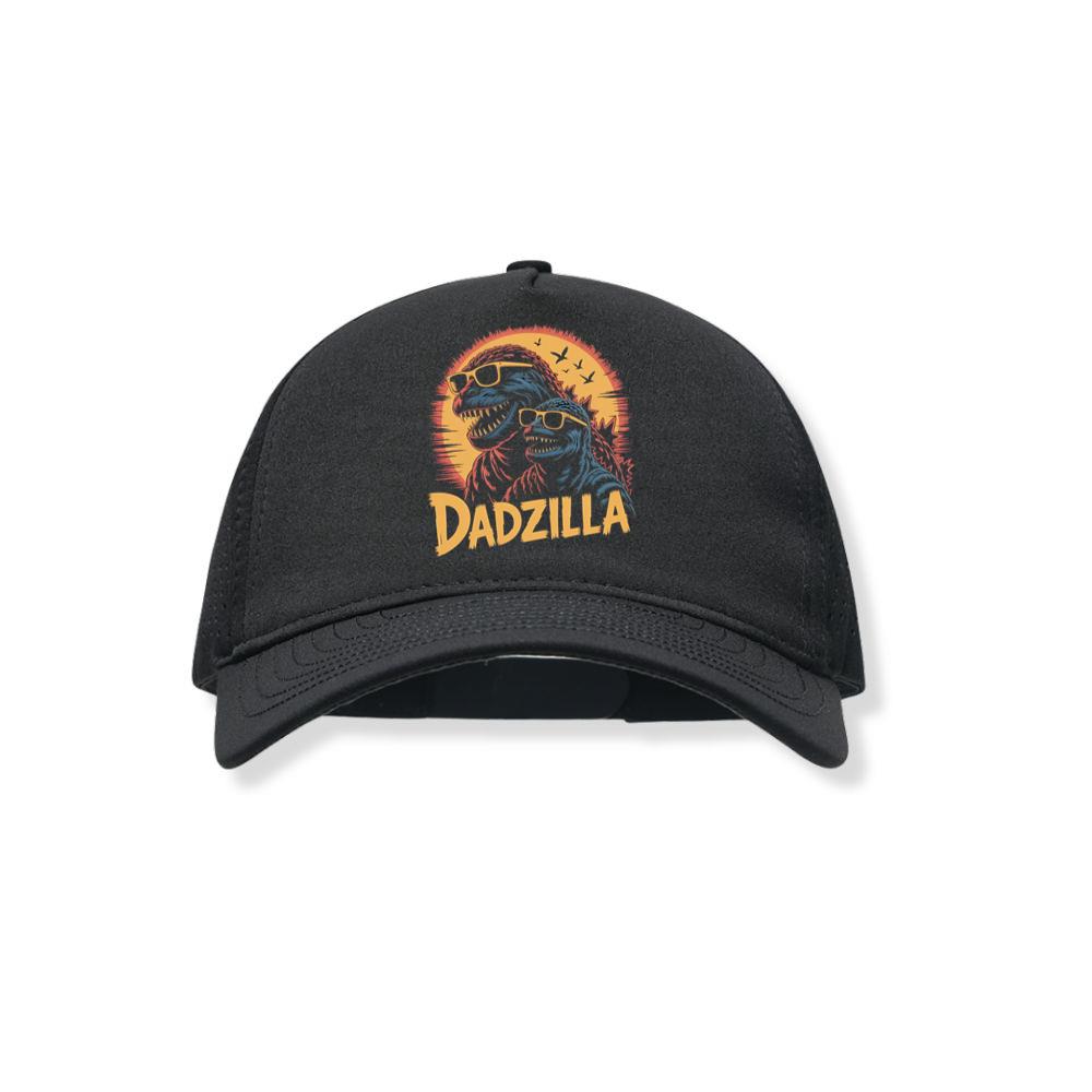 Dadzilla Father of the Monsters Cartoon Design Black Hat