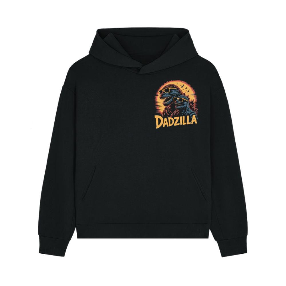 Dadzilla Father of the Monsters Cartoon Design Hoodie
