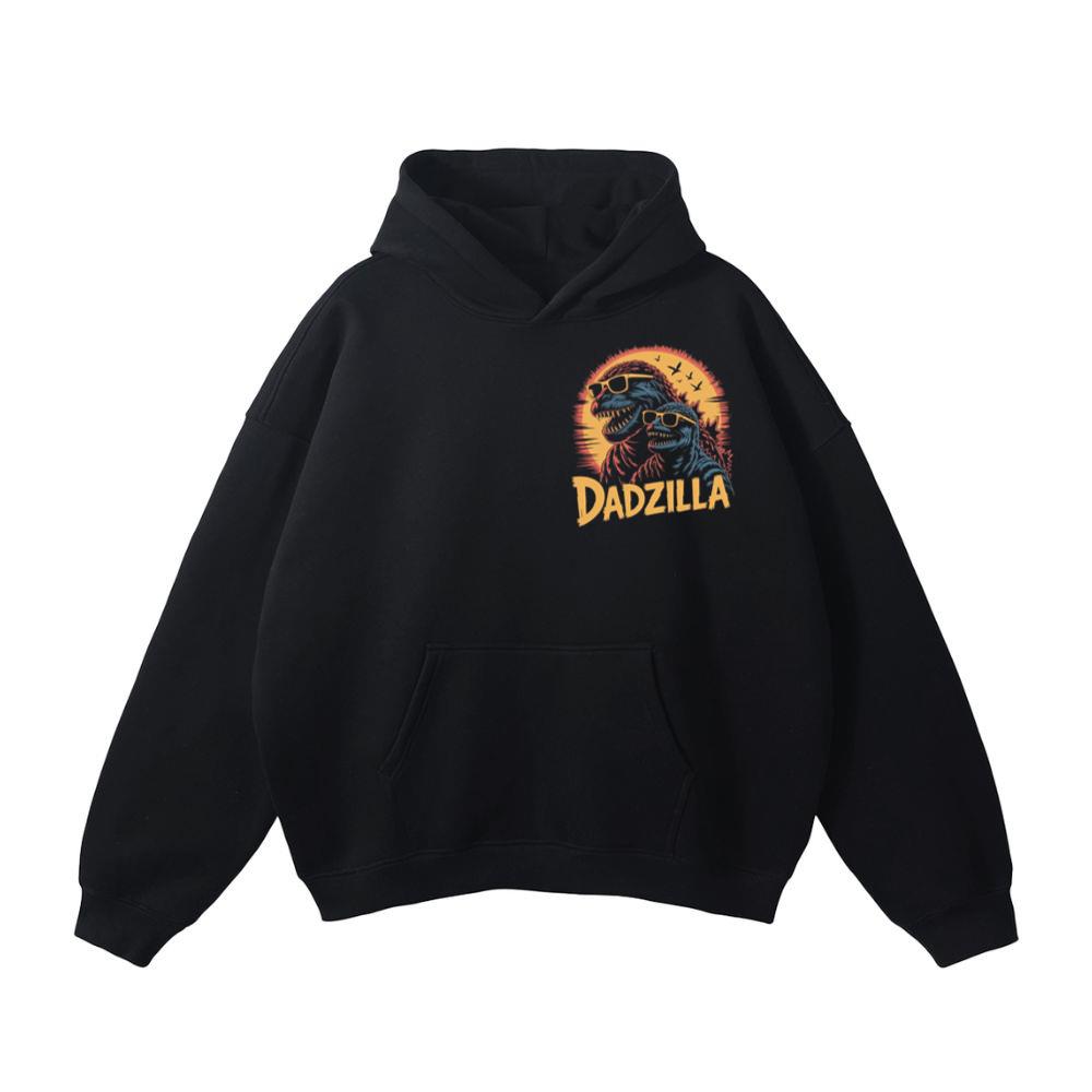 Dadzilla Father of the Monsters Cartoon Design Hoodie
