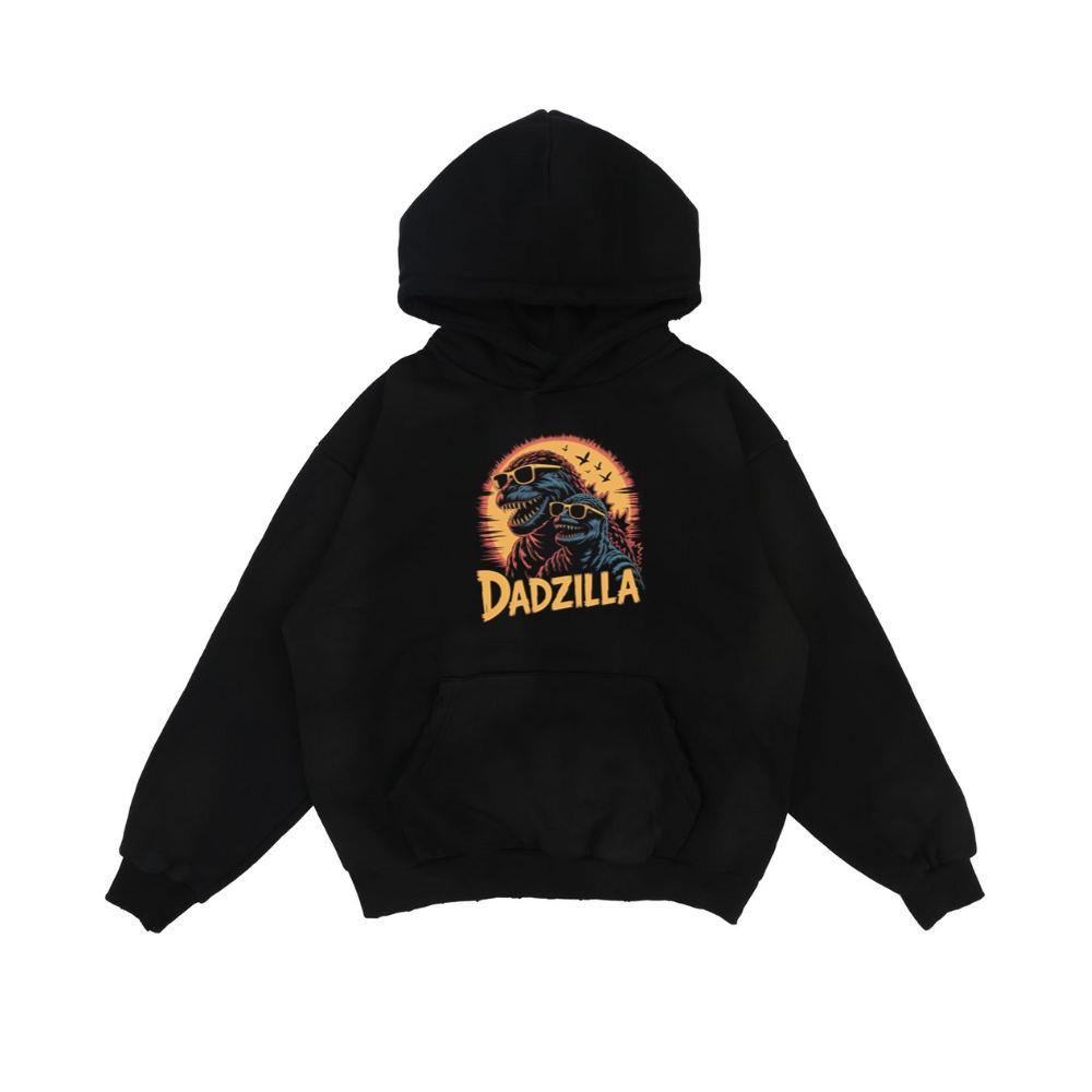 Dadzilla Father of the Monsters Cartoon Design Hoodie
