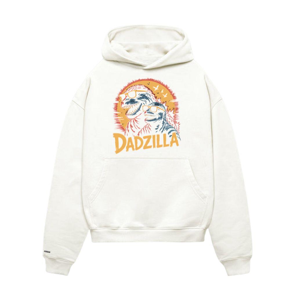 Dadzilla Father of the Monsters Cartoon Design Hoodie