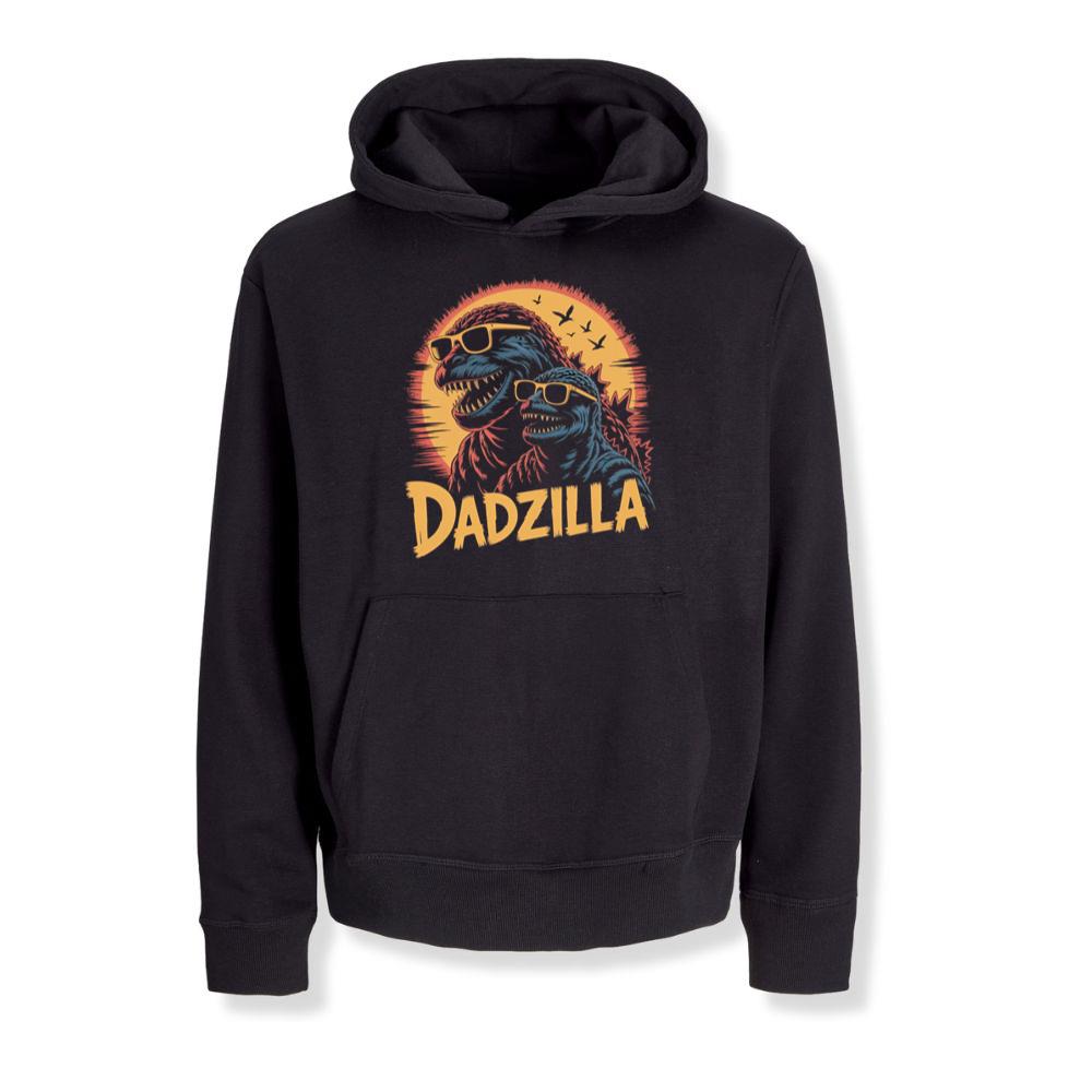 Dadzilla Father of the Monsters Cartoon Design Hoodies