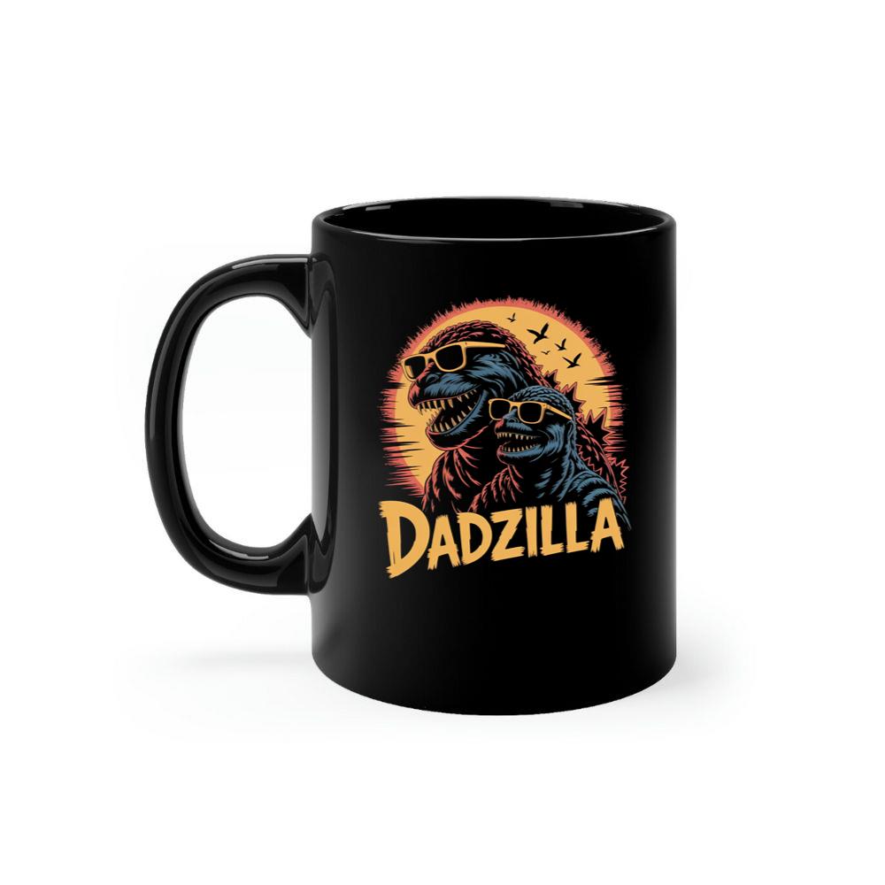 Dadzilla Father of the Monsters Cartoon Design Mug