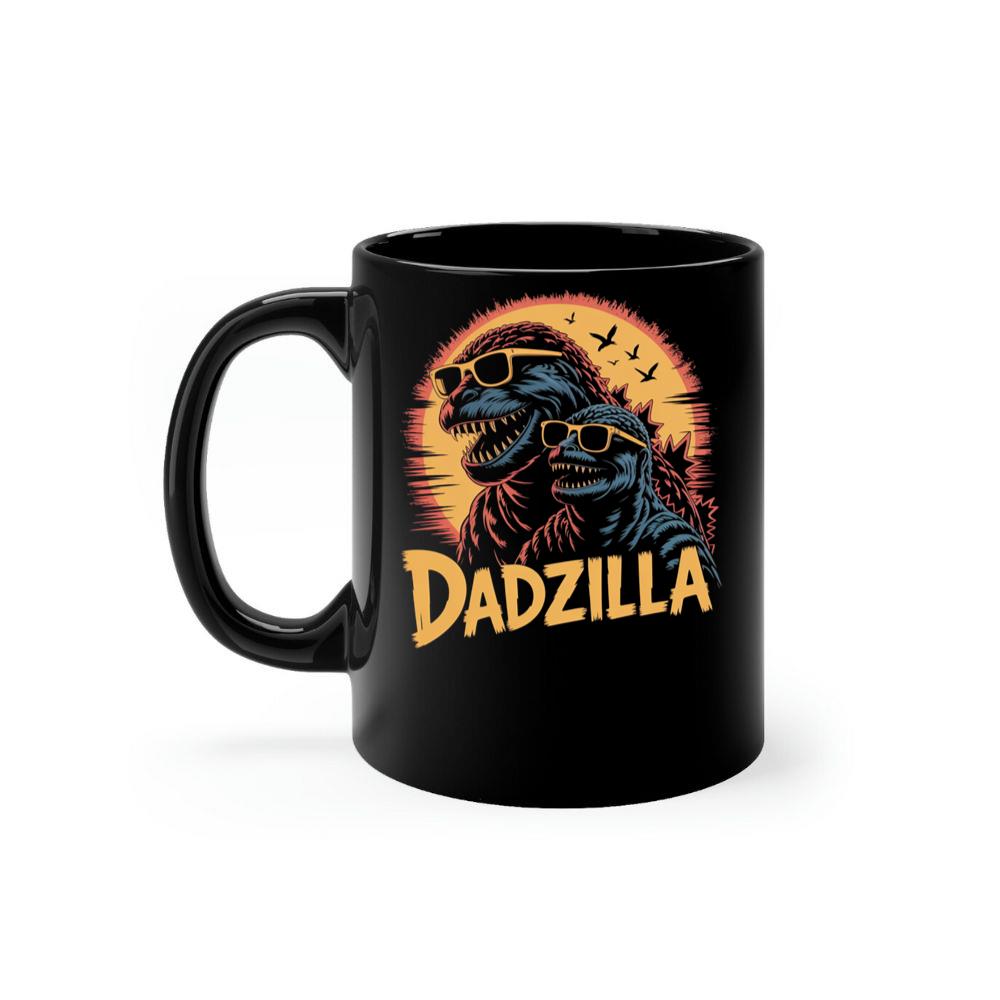 Dadzilla Father of the Monsters Cartoon Design Mug