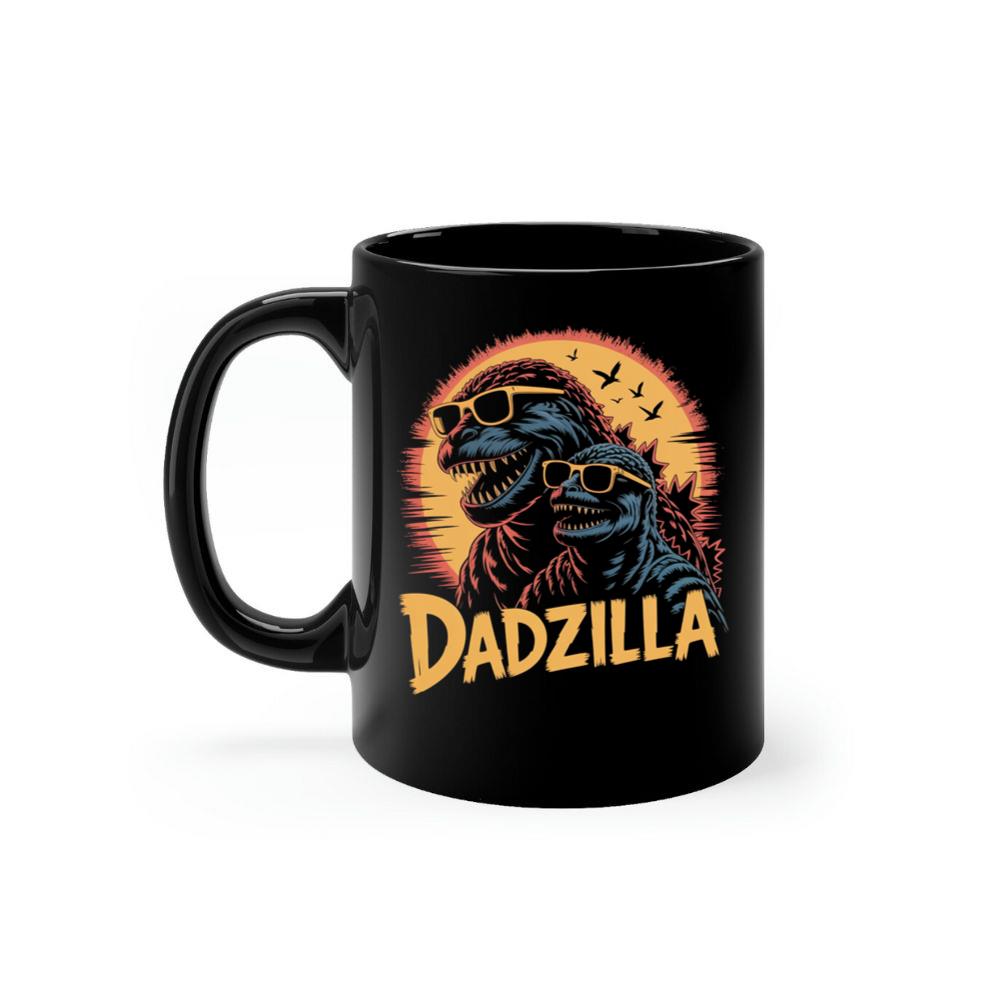 Dadzilla Father of the Monsters Cartoon Design Mug