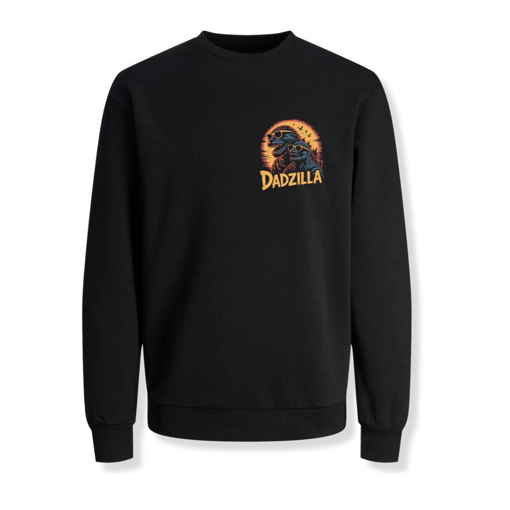Dadzilla Father of the Monsters Cartoon Design Sweatshirt