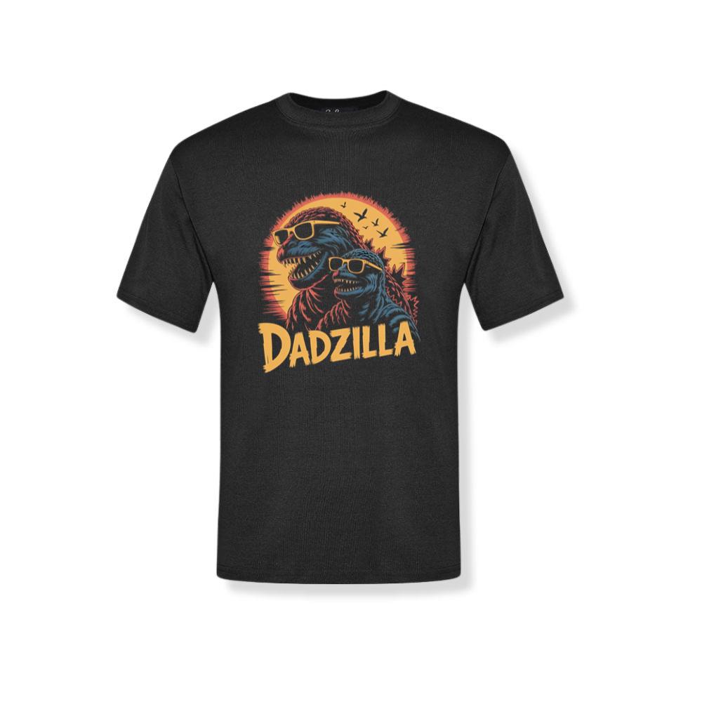Dadzilla Father of the Monsters Cartoon Design T-Shirt