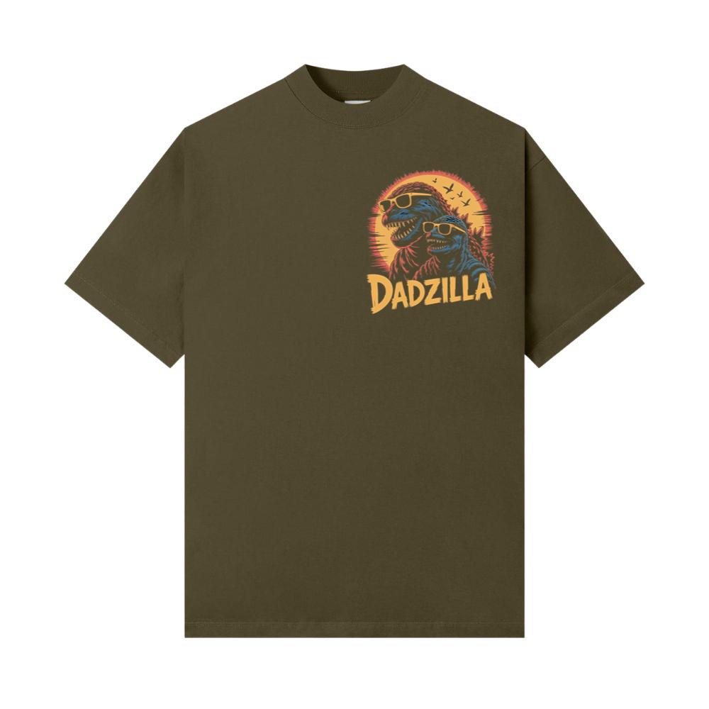 Dadzilla Father of the Monsters Cartoon Design T-Shirt - Ảnh 3