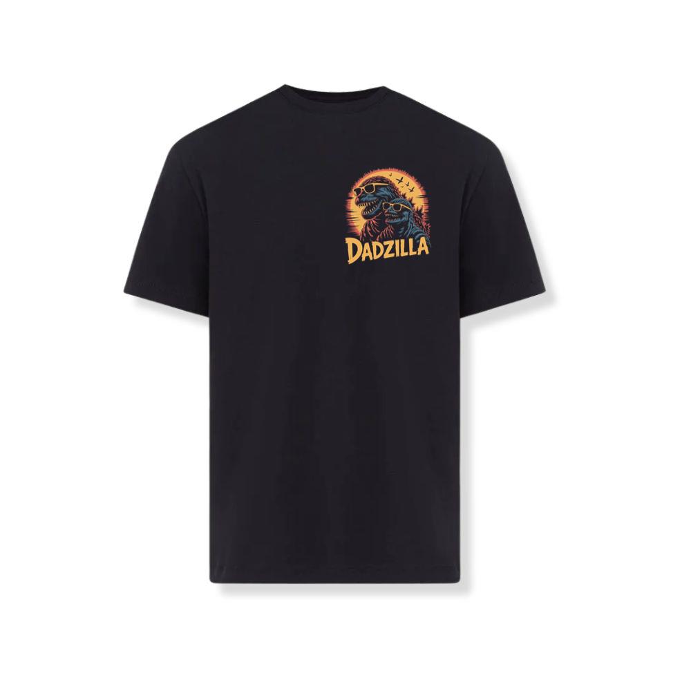 Dadzilla Father of the Monsters Cartoon Design TShirt Groovethink