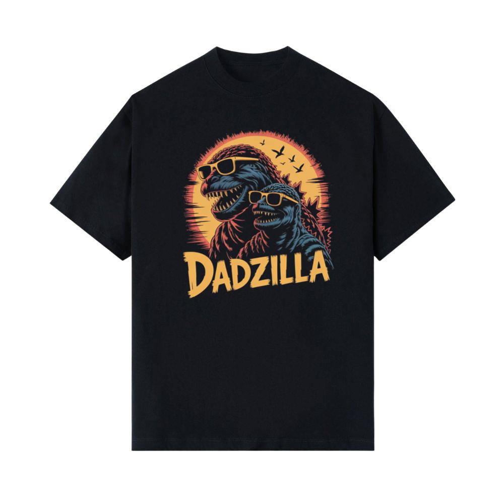 Dadzilla Father of the Monsters Cartoon Design T-Shirts
