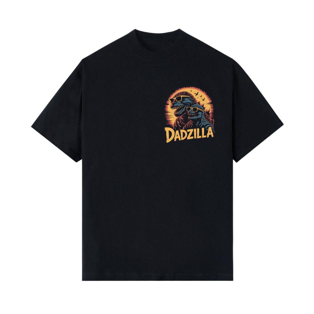 Dadzilla Father of the Monsters Cartoon Design T-Shirts