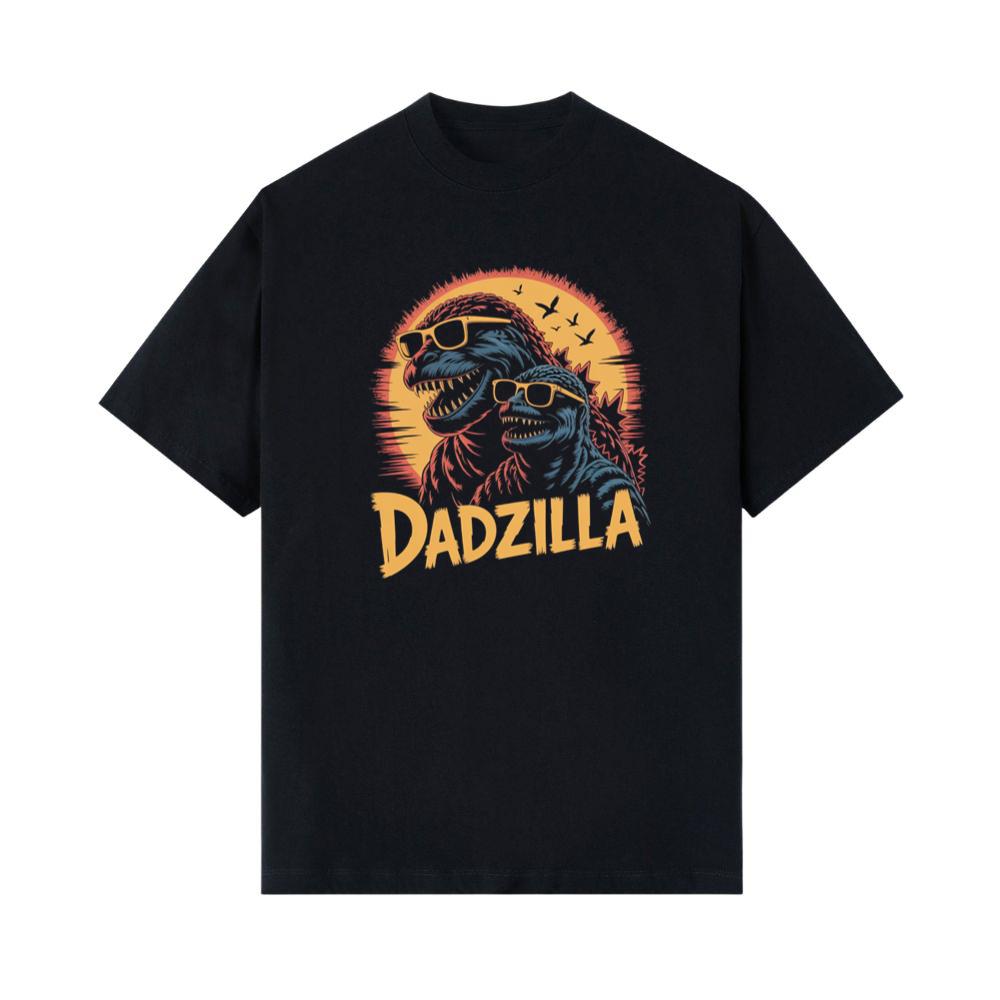 Dadzilla Father of the Monsters Cartoon Design T-Shirts
