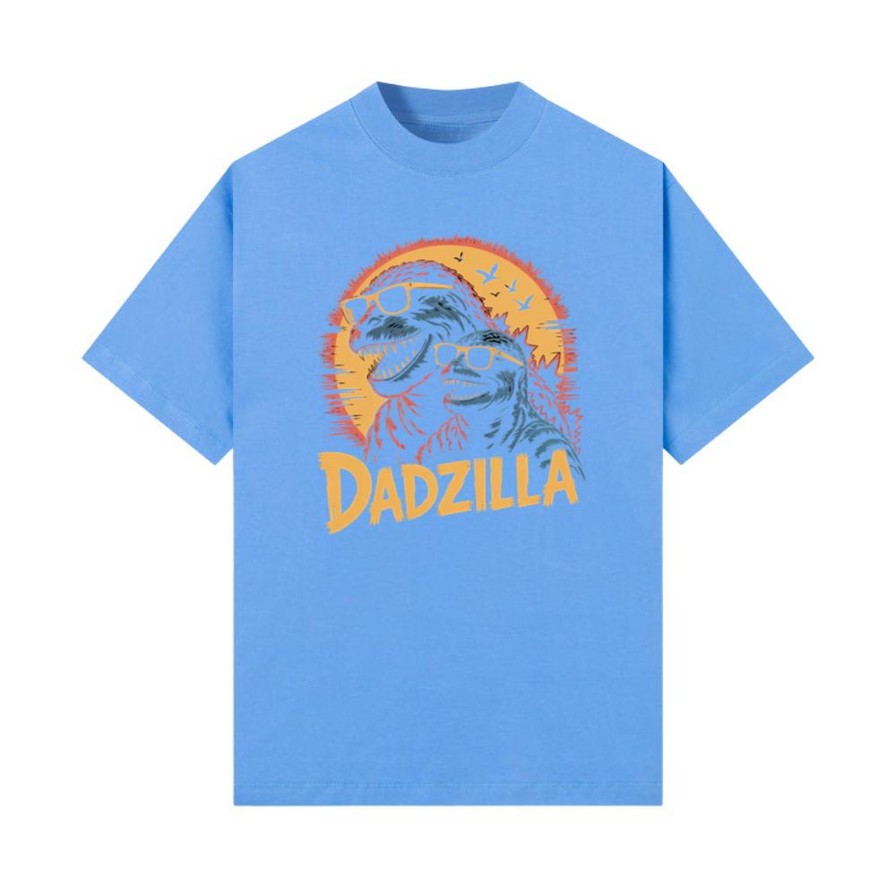 Dadzilla Father of the Monsters Cartoon Design T-Shirts