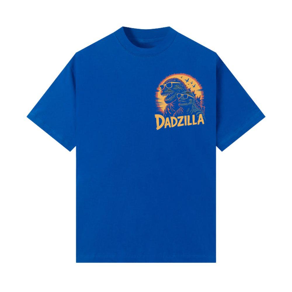 Dadzilla Father of the Monsters Cartoon Design T-Shirts