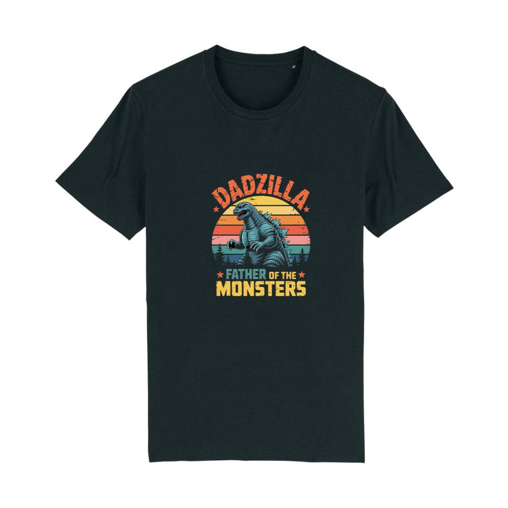 Dadzilla Father of the Monsters Retro Design T-Shirts