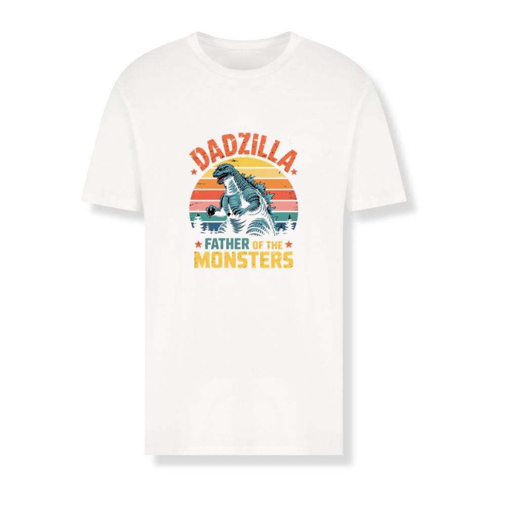 Dadzilla Father of the Monsters Retro Design T-Shirts