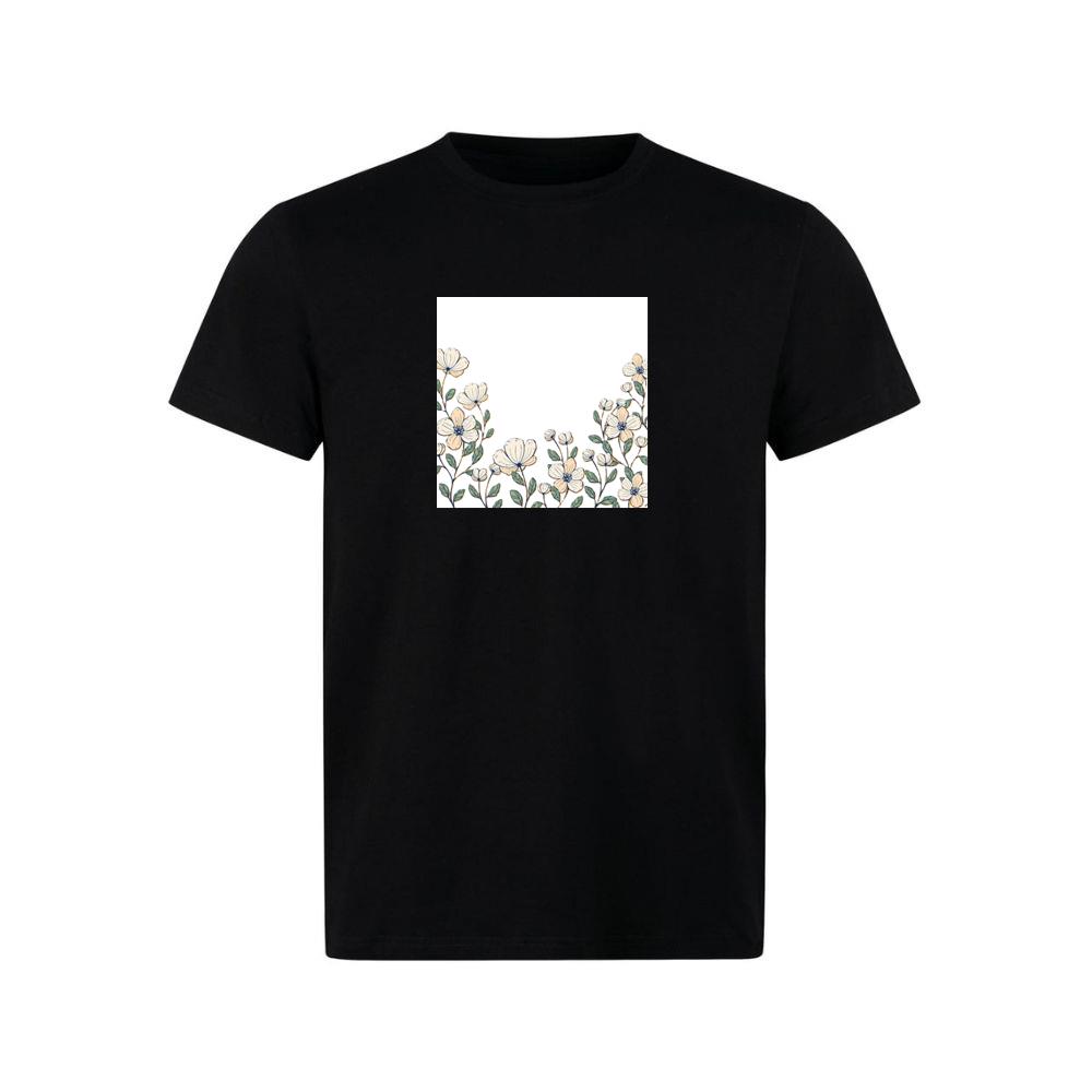 Daisy and Leaf Tapestry TShirts Unimaxsports
